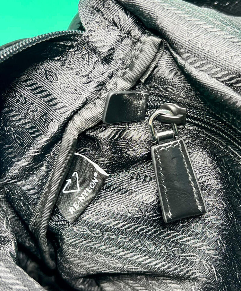 Prada Leather Shoulder Bag 2VD062 Black
